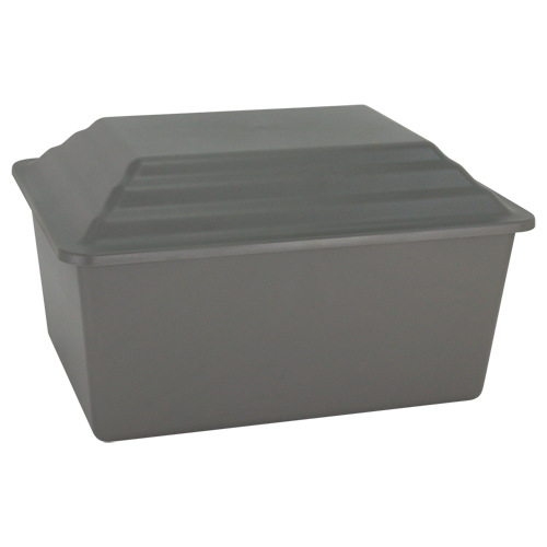 Basic Urn Vault | Gray Urn Vault for Human Ashes