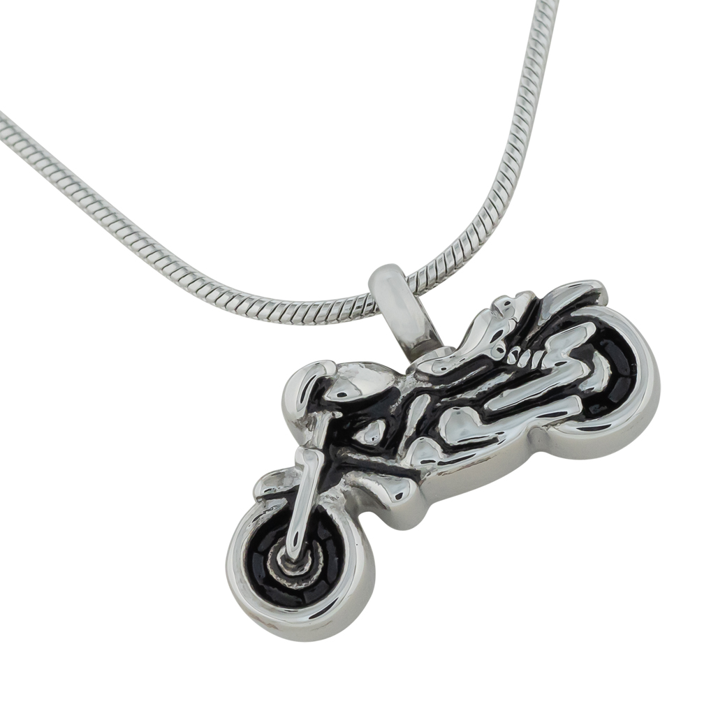 Cremation Ash Urn Necklace - Men's Urn Vile Pendant - Custom Engraved...
