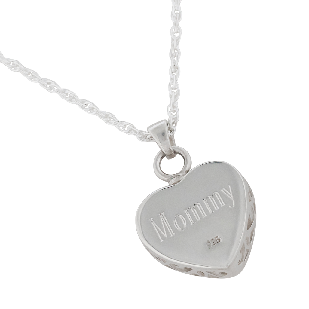 Stay safe celtic heart necklace