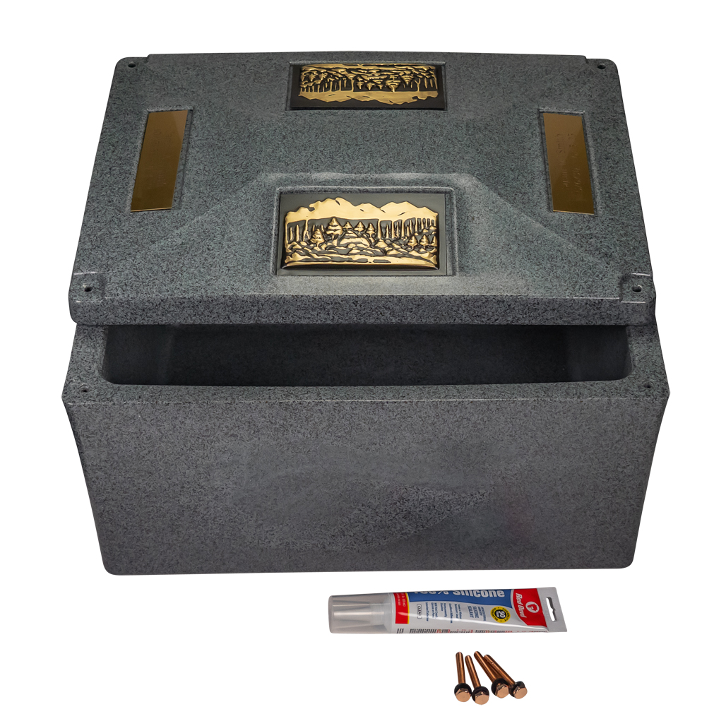 Champion Graystone XL Urn Vault - Mountain Forest | Extra