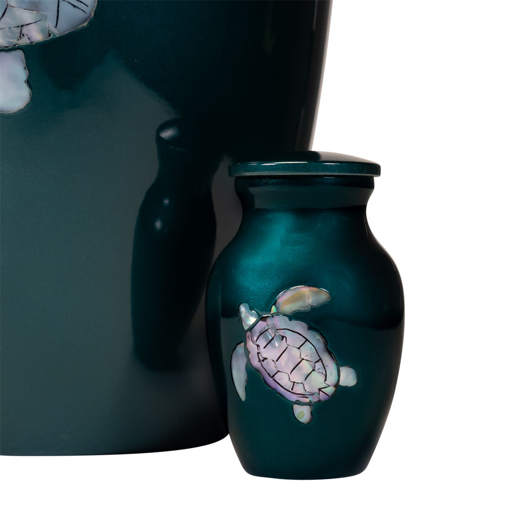 Sea Turtle Jewelry Box - Hand-Painted Resin Keepsake Box - Ocean Themed Home Decor & Gift - View #11