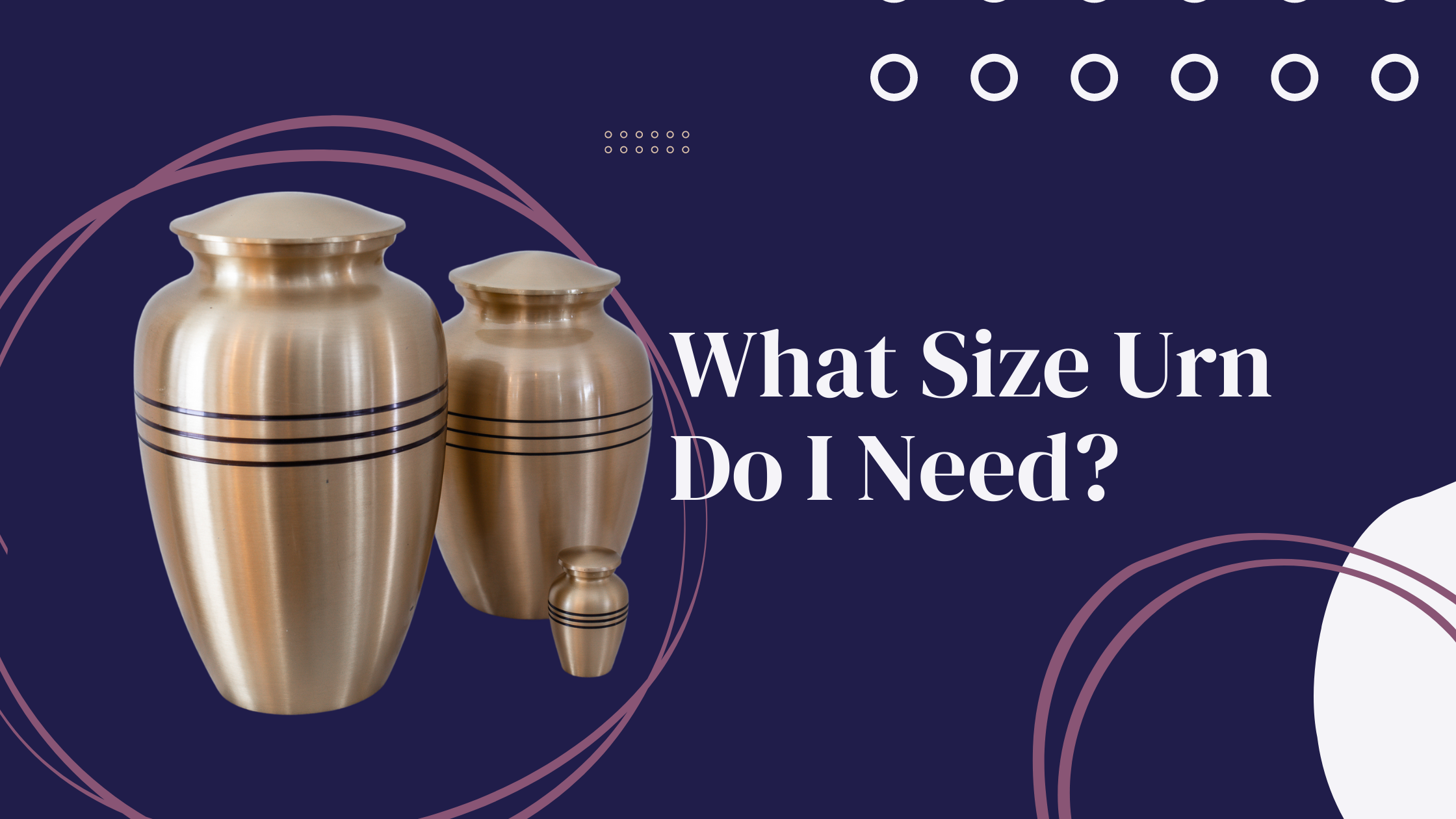 About Cremation Urn Sizes