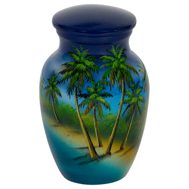 Palm Trees Keepsake Urn