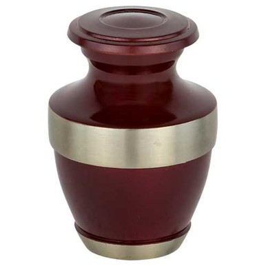 Adria Burgundy Keepsake Urn