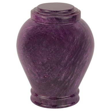 Purple Marble Cremation Urn