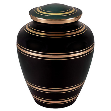 Elite Onyx II Brass Cremation Urn