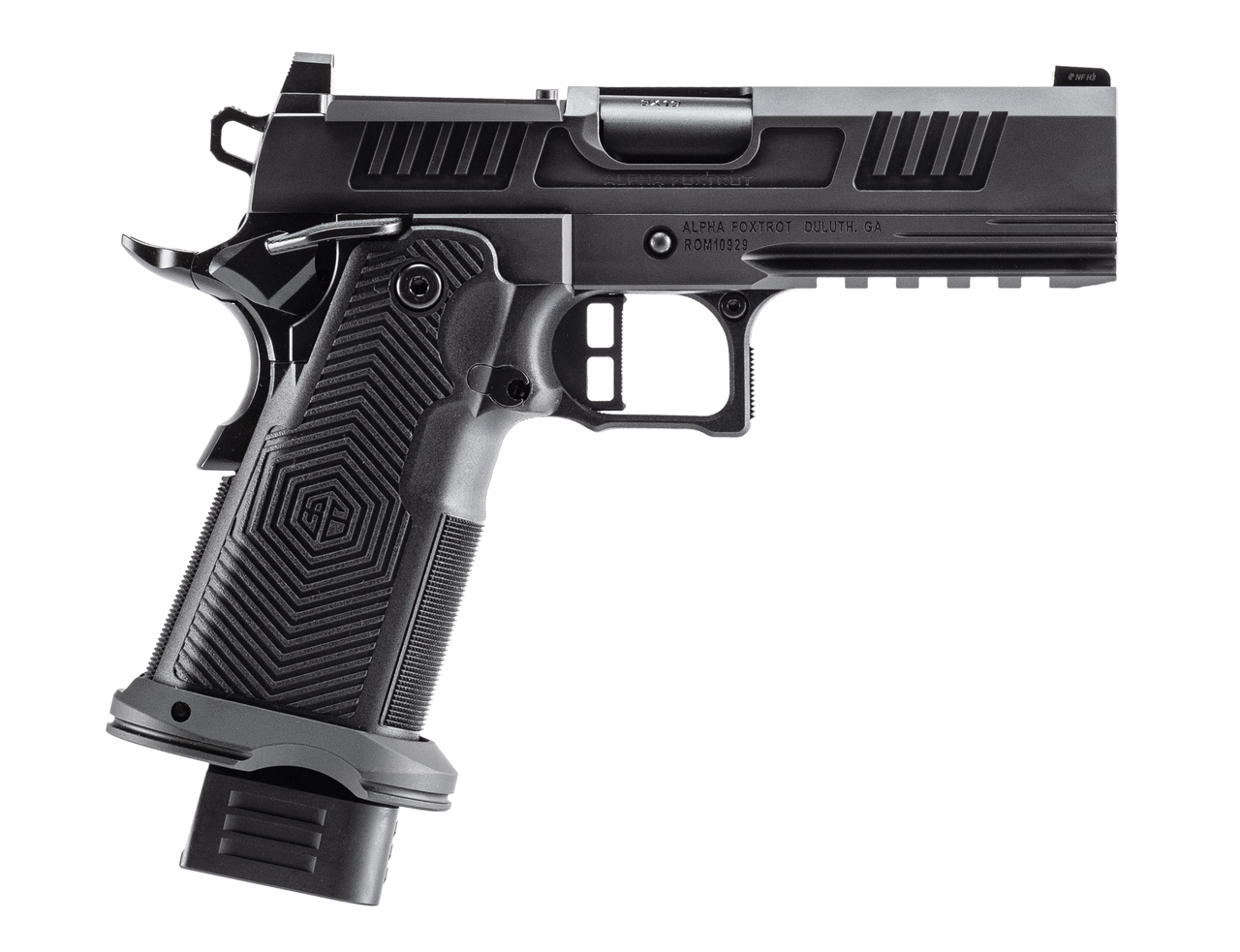 ROMULUS 9MM 4.25IN MOS ADAPTER BULL RAMPED DLC BLACK 17 & 20RD