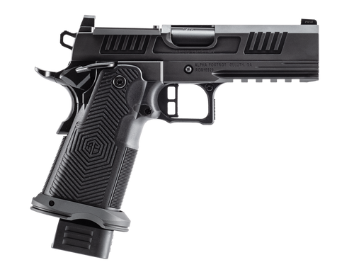 AF1911-ROMULUS  9MM 4.25IN MOS ADAPTER BULL RAMPED  DLC BLACK 17 & 20RD