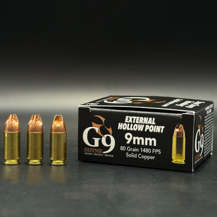 External Hollow Point 80gr 9mm External Hollow Point 80gr 9mm