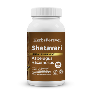 Shatavari Capsules – Asparagus racemosus – 60 Vege Capsules – 800 mg each.