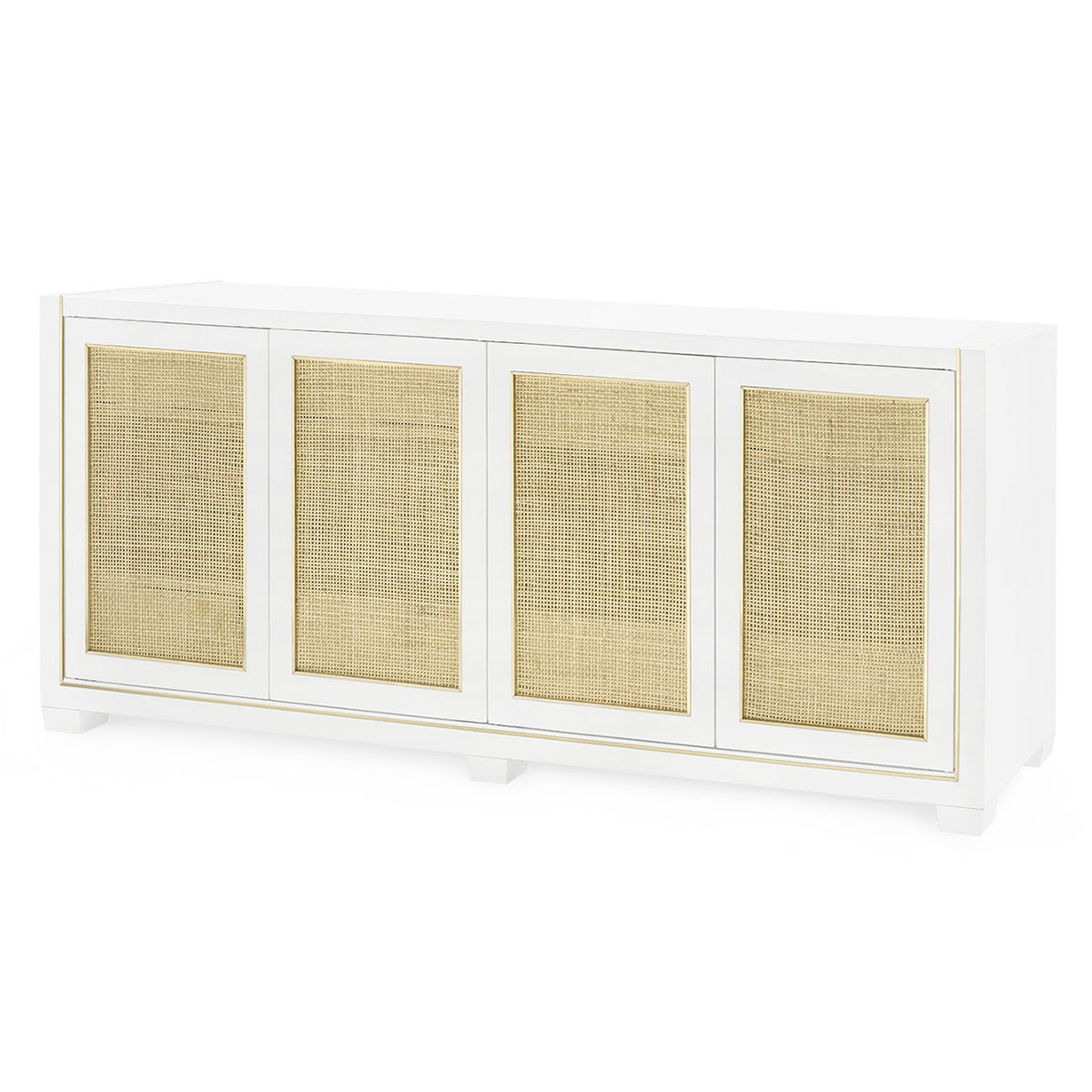 Karen 4-Door Cabinet, Vanilla