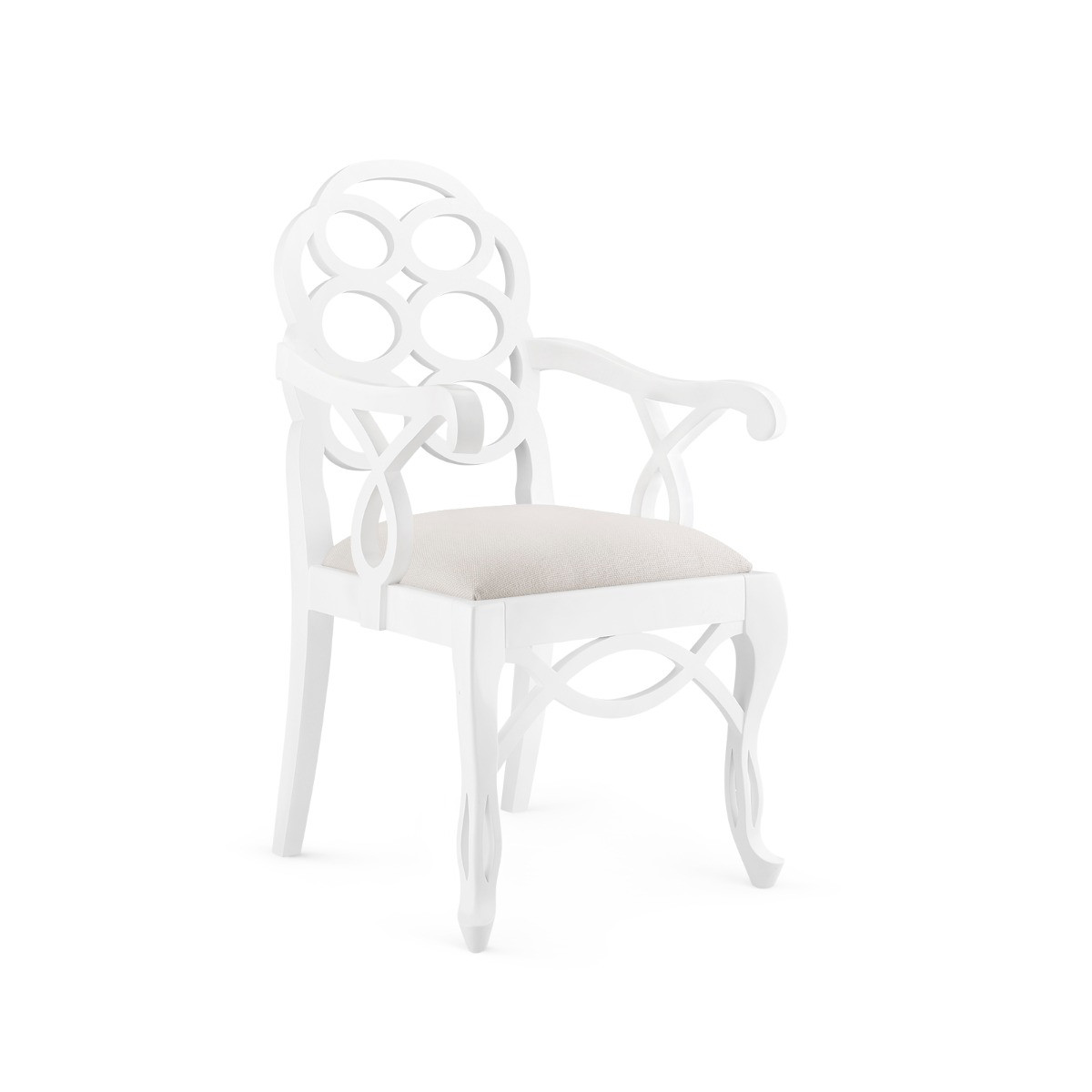 Loop Armchair, Eggshell White