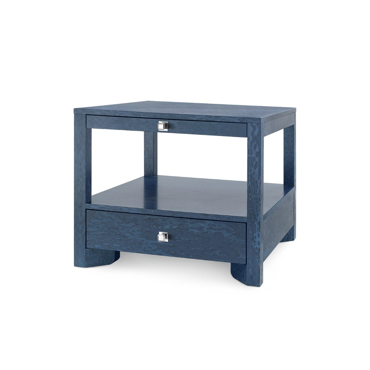 Lugano 1-Drawer Side Table, Deep Navy