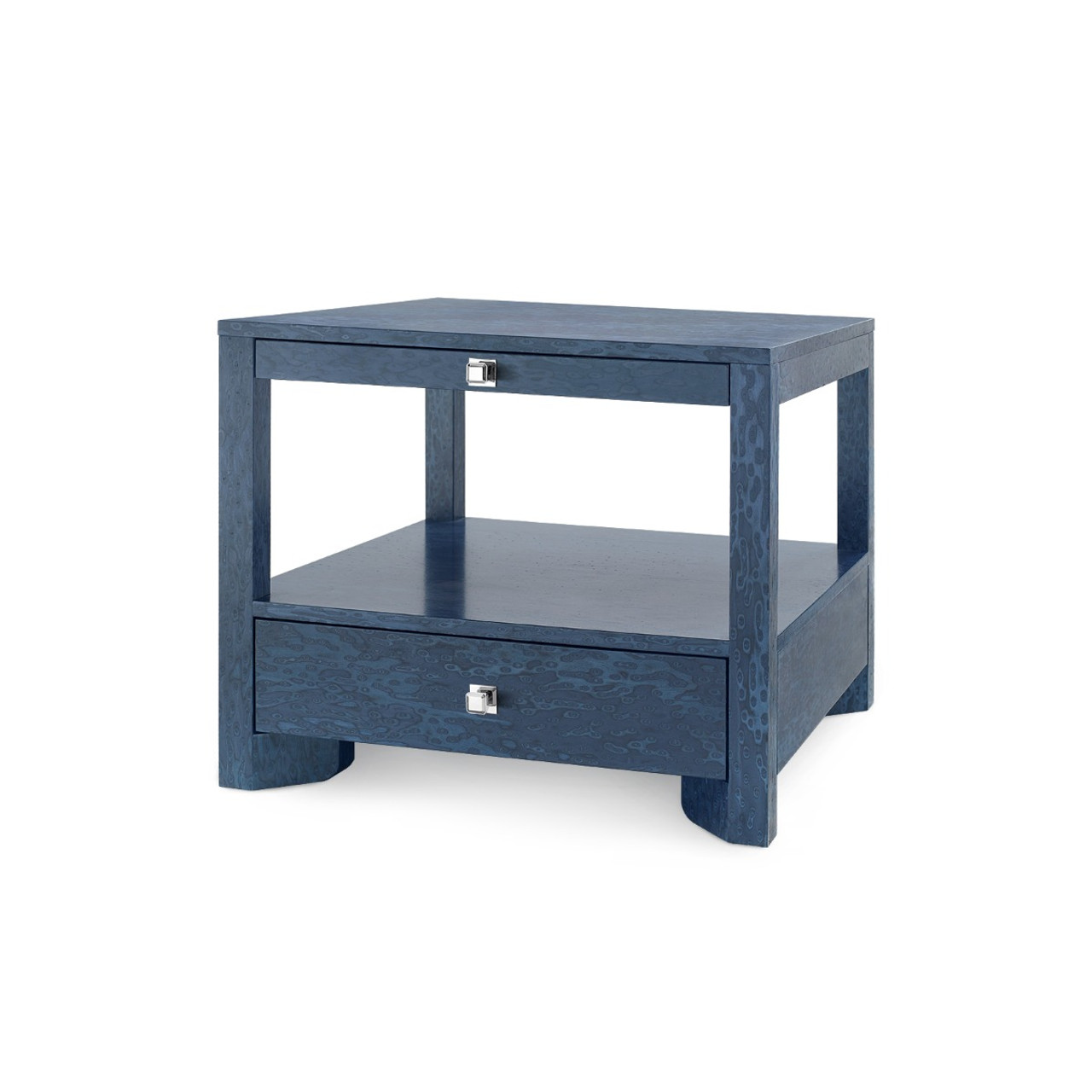 Lugano 1-Drawer Side Table, Deep Navy