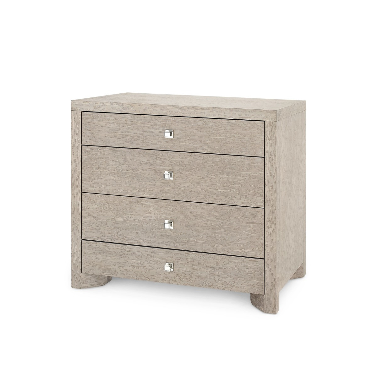 Lugano Large 4-Drawer, Taupe Gray