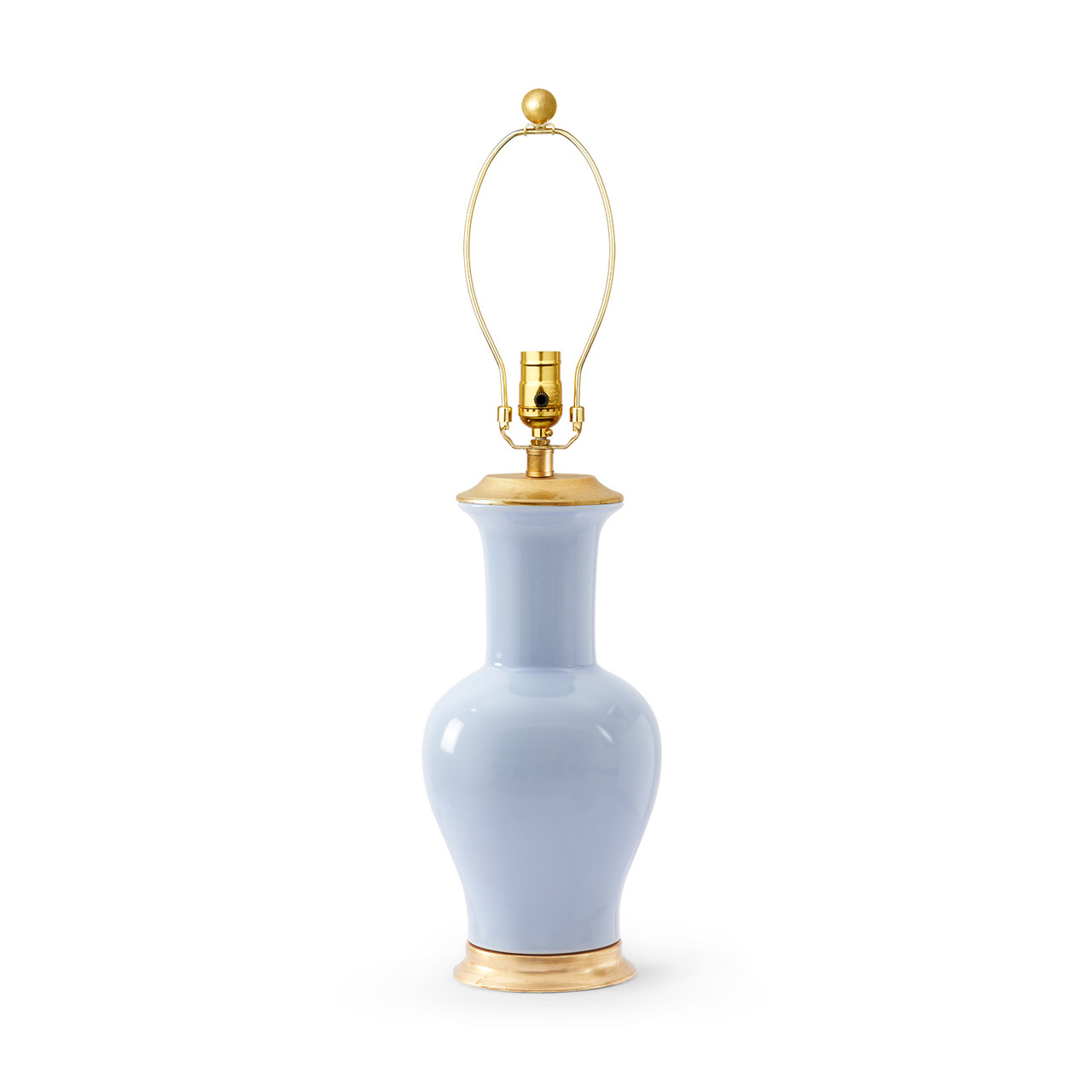 Acacia Lamp Without Shade, Periwinkle Blue