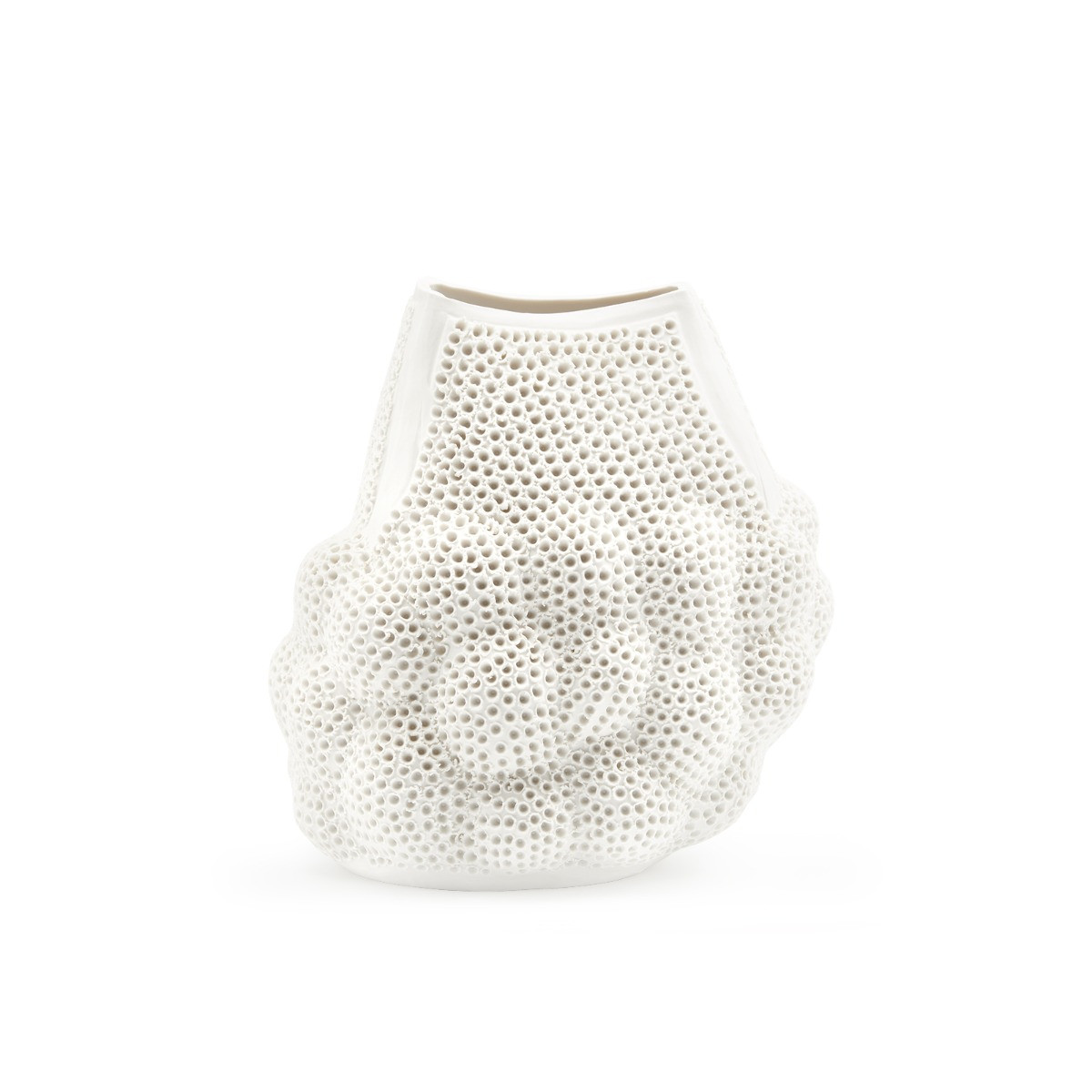 Marianas Large Vase, Blanc de Chine