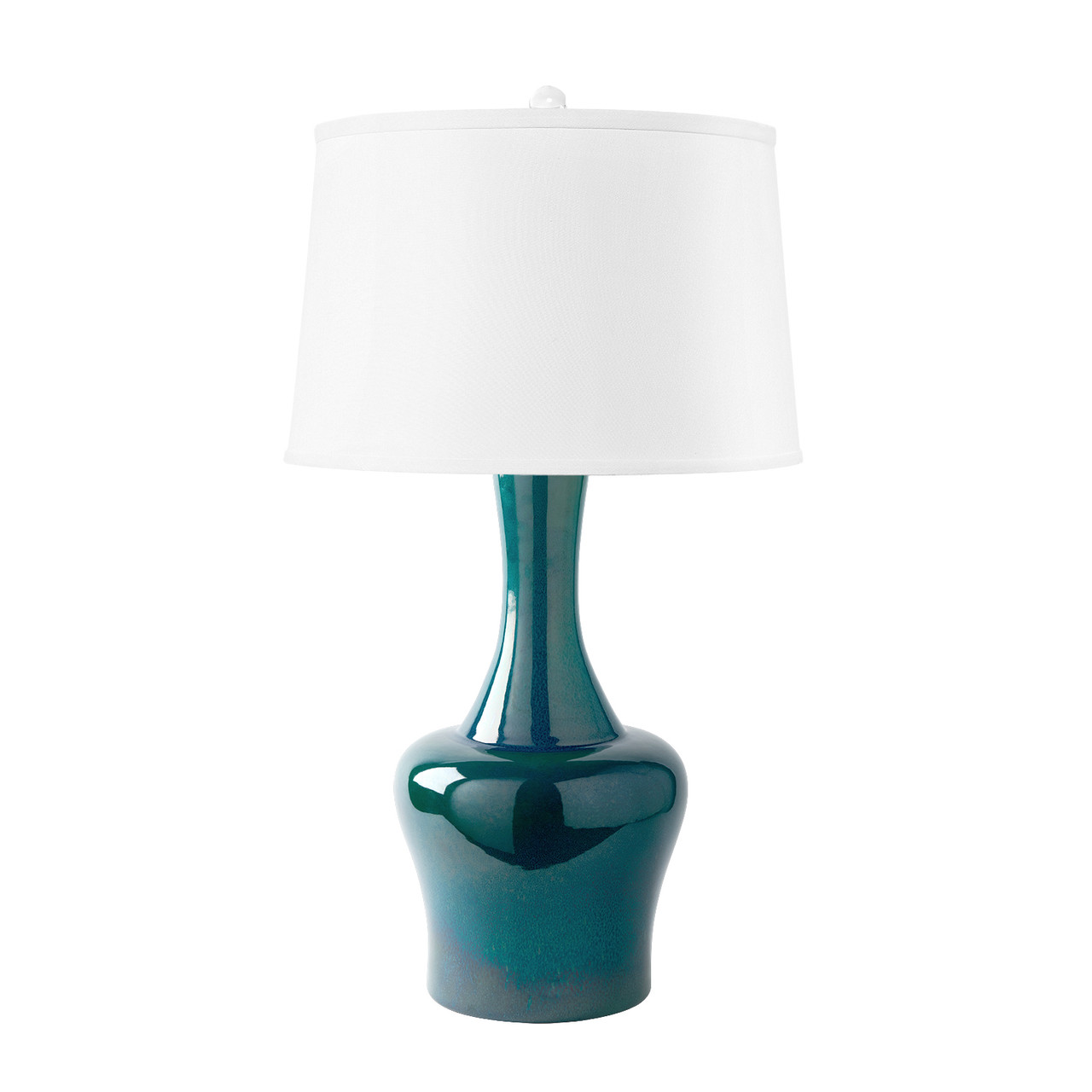 Nadia Lamp Without Shade, Green Lapis