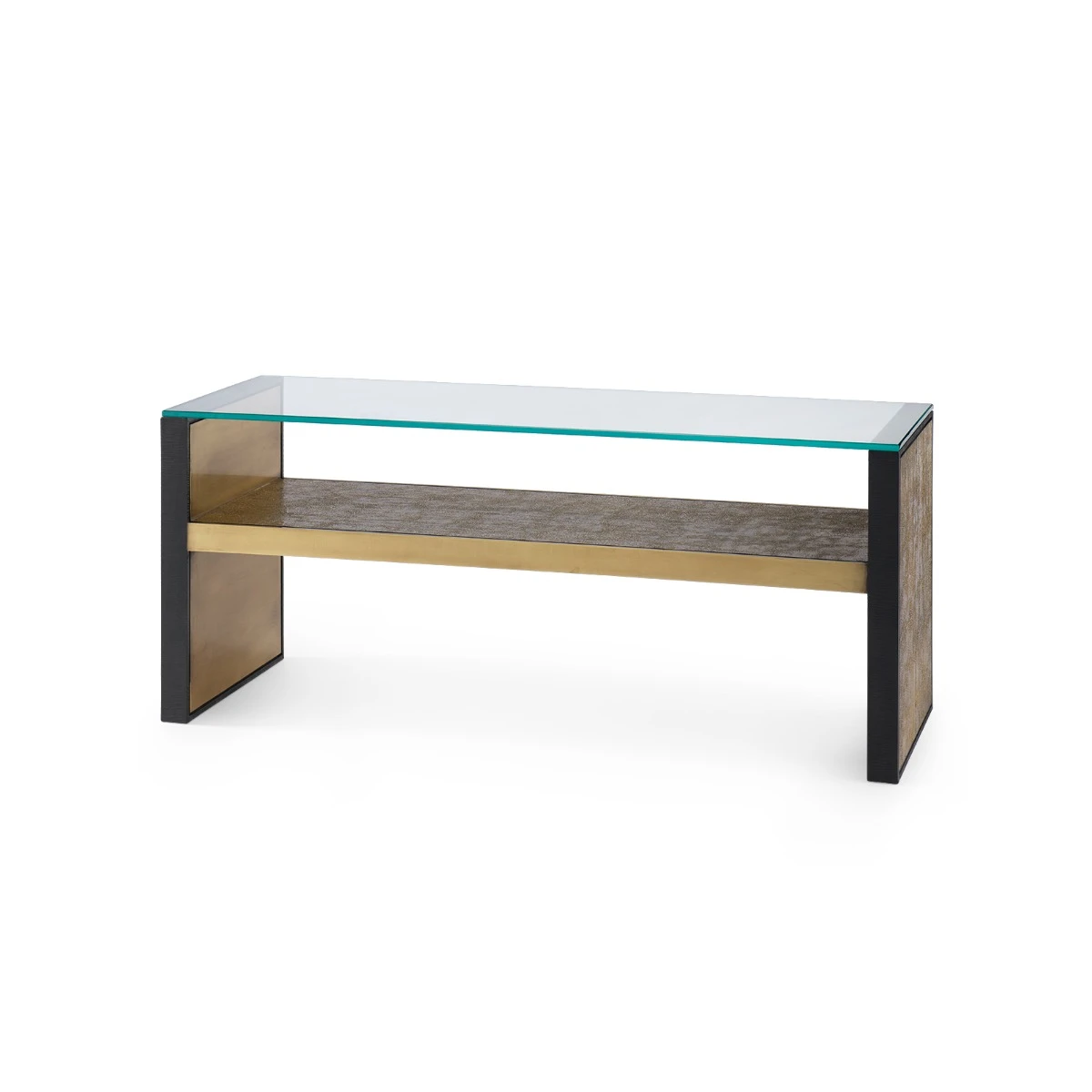 Odeon Large Bench/Coffee Table Glass Top, Clear