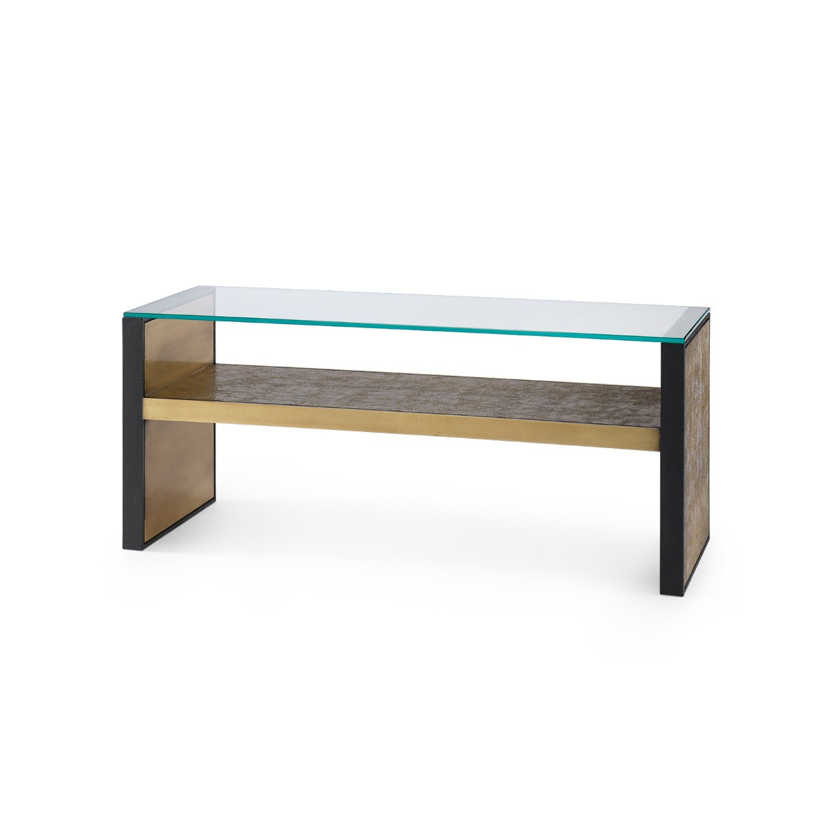 Odeon Large Bench/Coffee Table Glass Top, Clear