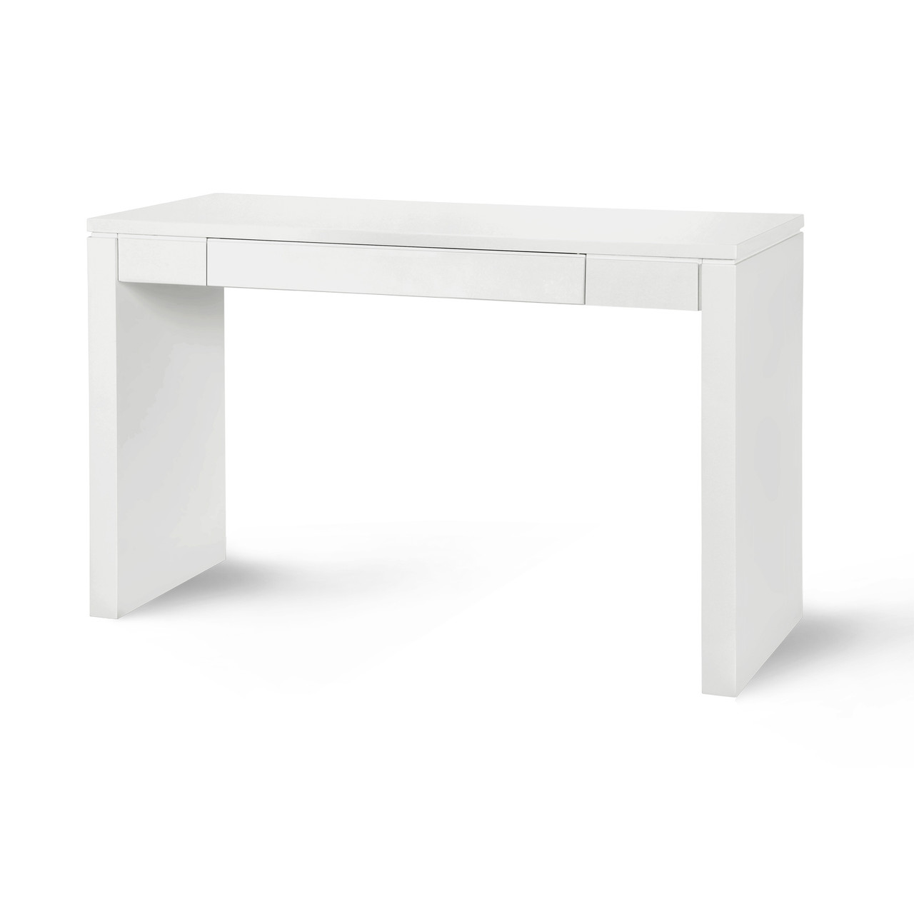 Odom Console Table, White Pearl
