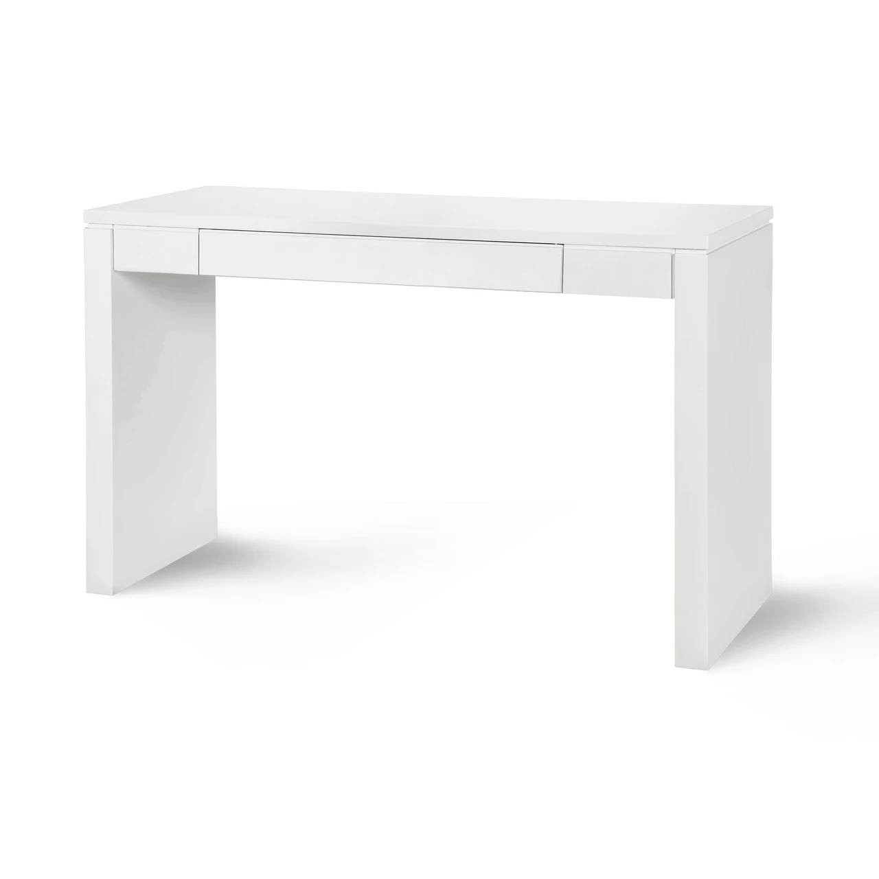 Odom Console Table, White Pearl