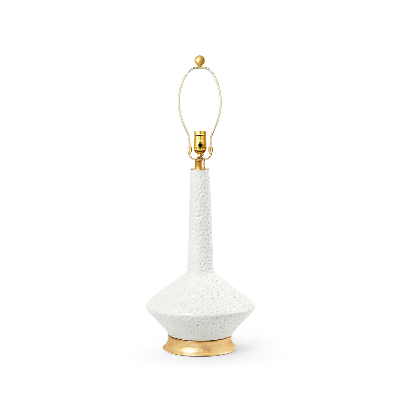 Oporto Tall Lamp Without Shade, Moon White