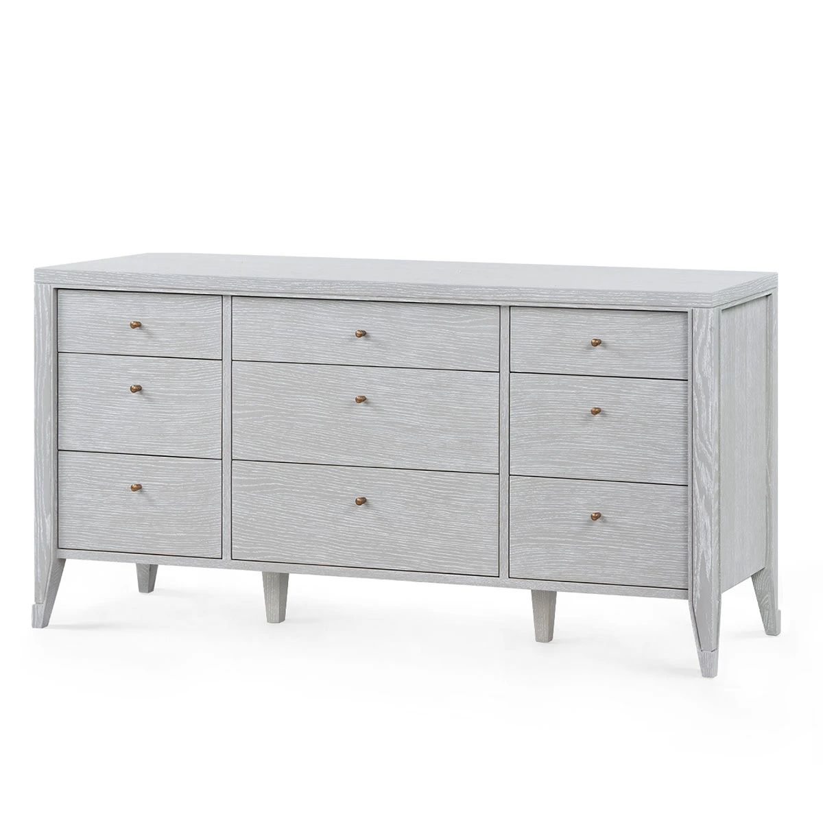 Paola Extra Large 9-Drawer, Soft Gray