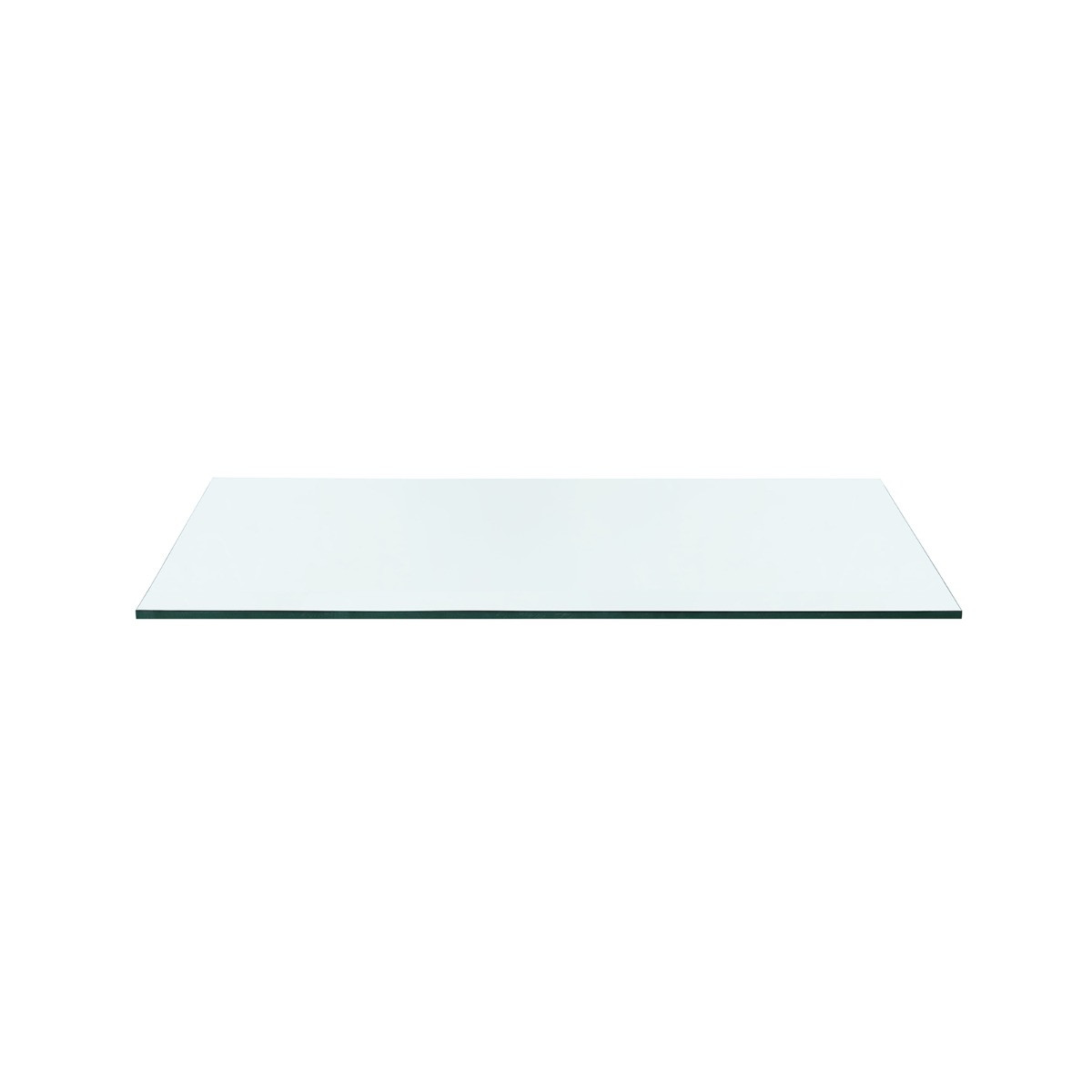 Parsons Side Table Glass Top, Clear
