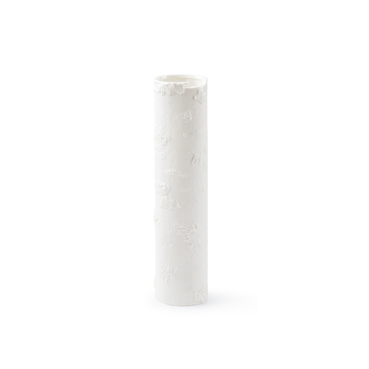 Aspen Tall Vase, Blanc de Chine