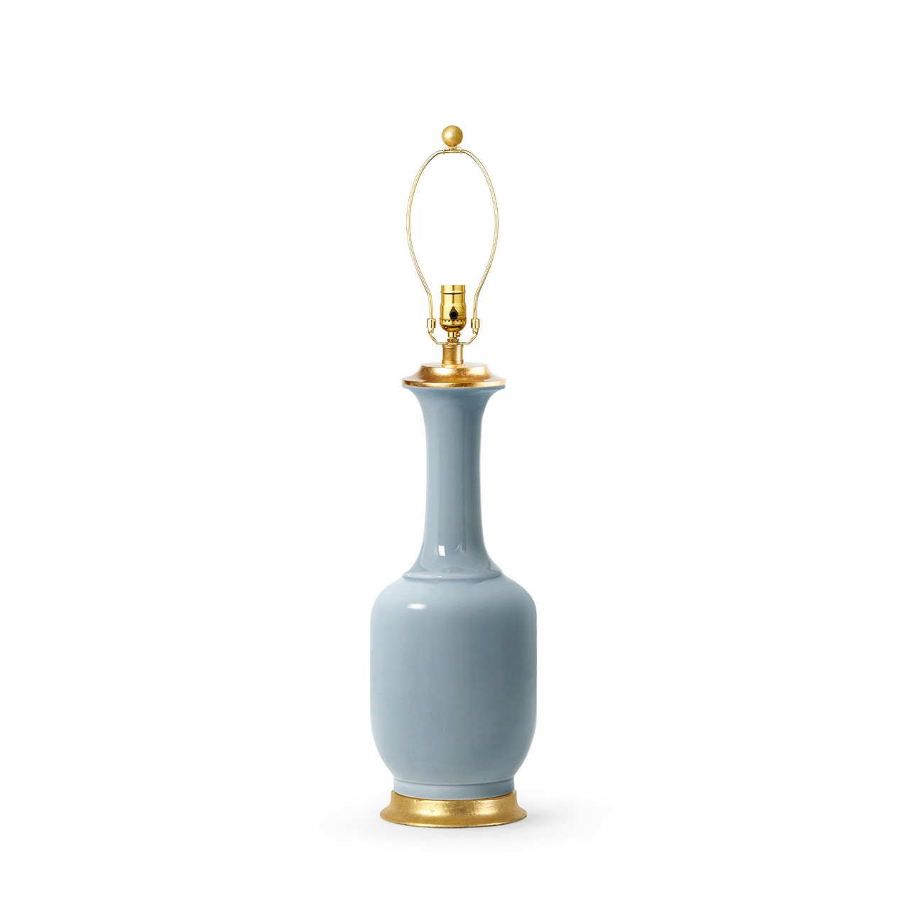 Safira Lamp Without Shade, Sky Blue