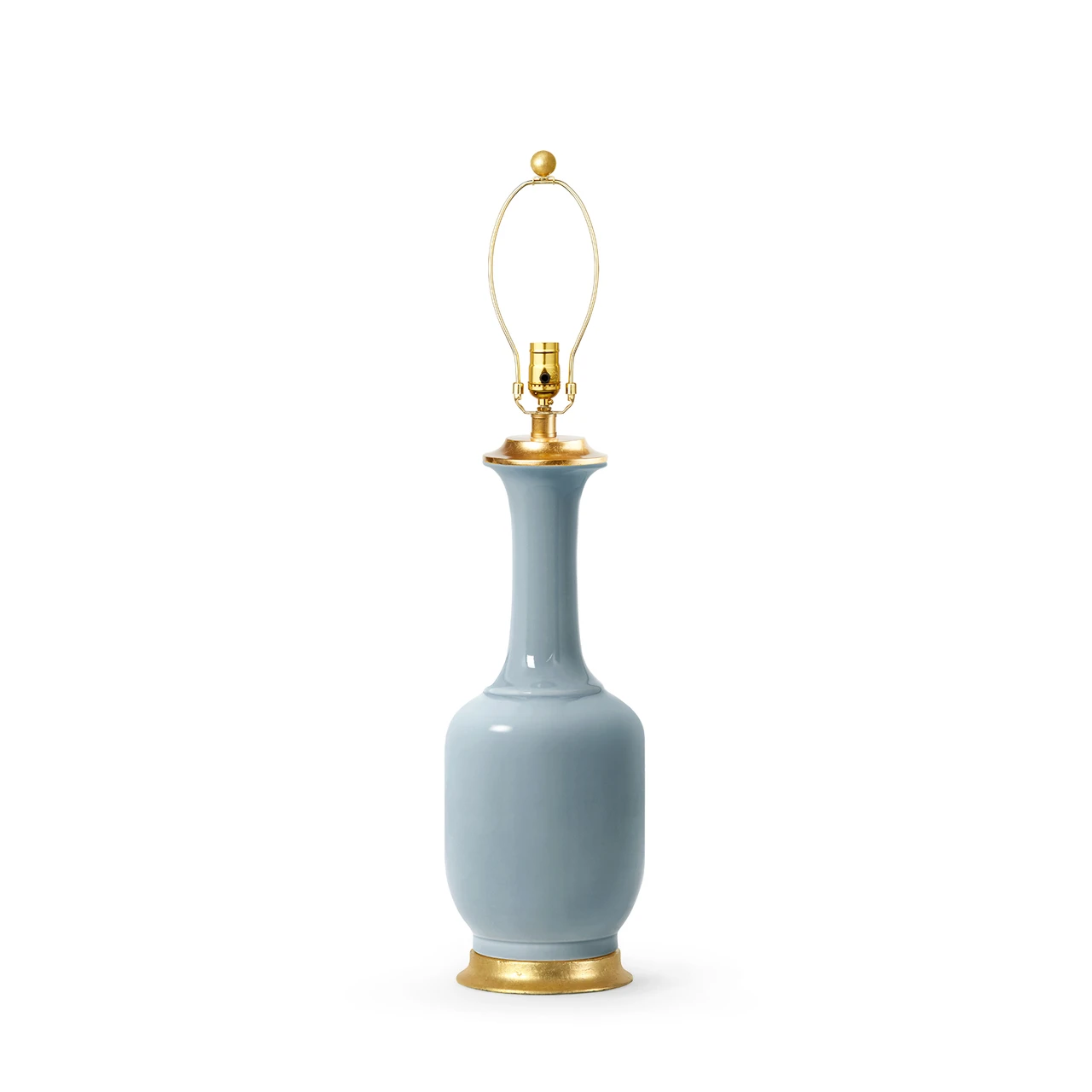 Safira Lamp Without Shade, Sky Blue