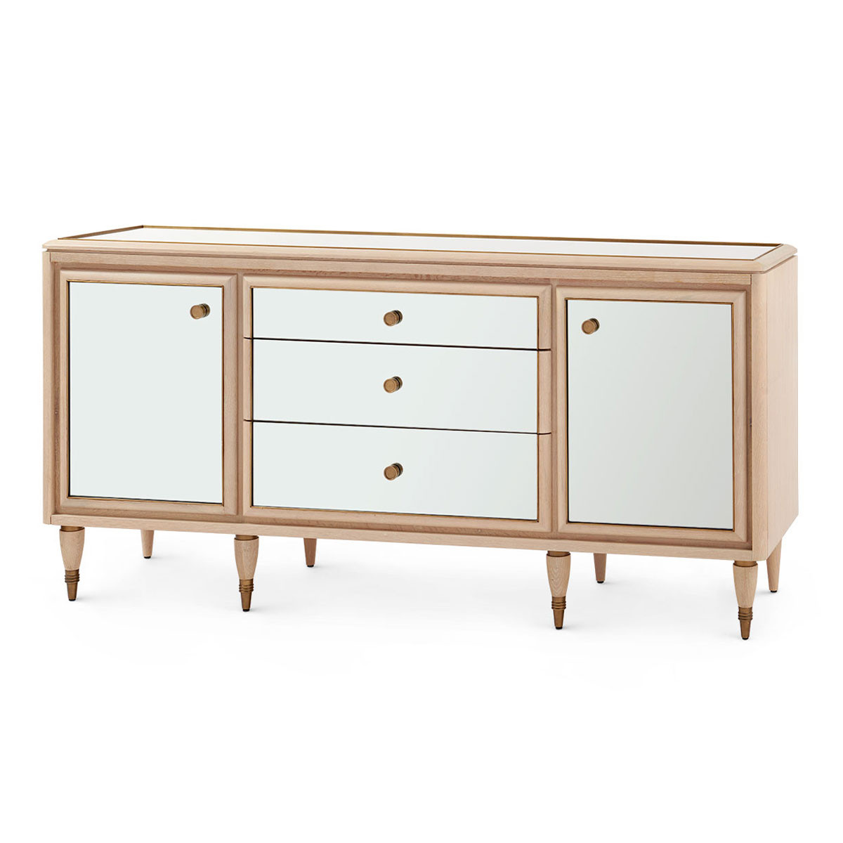 Sofia 3-Drawer & 2-Door Cabinet, Sand