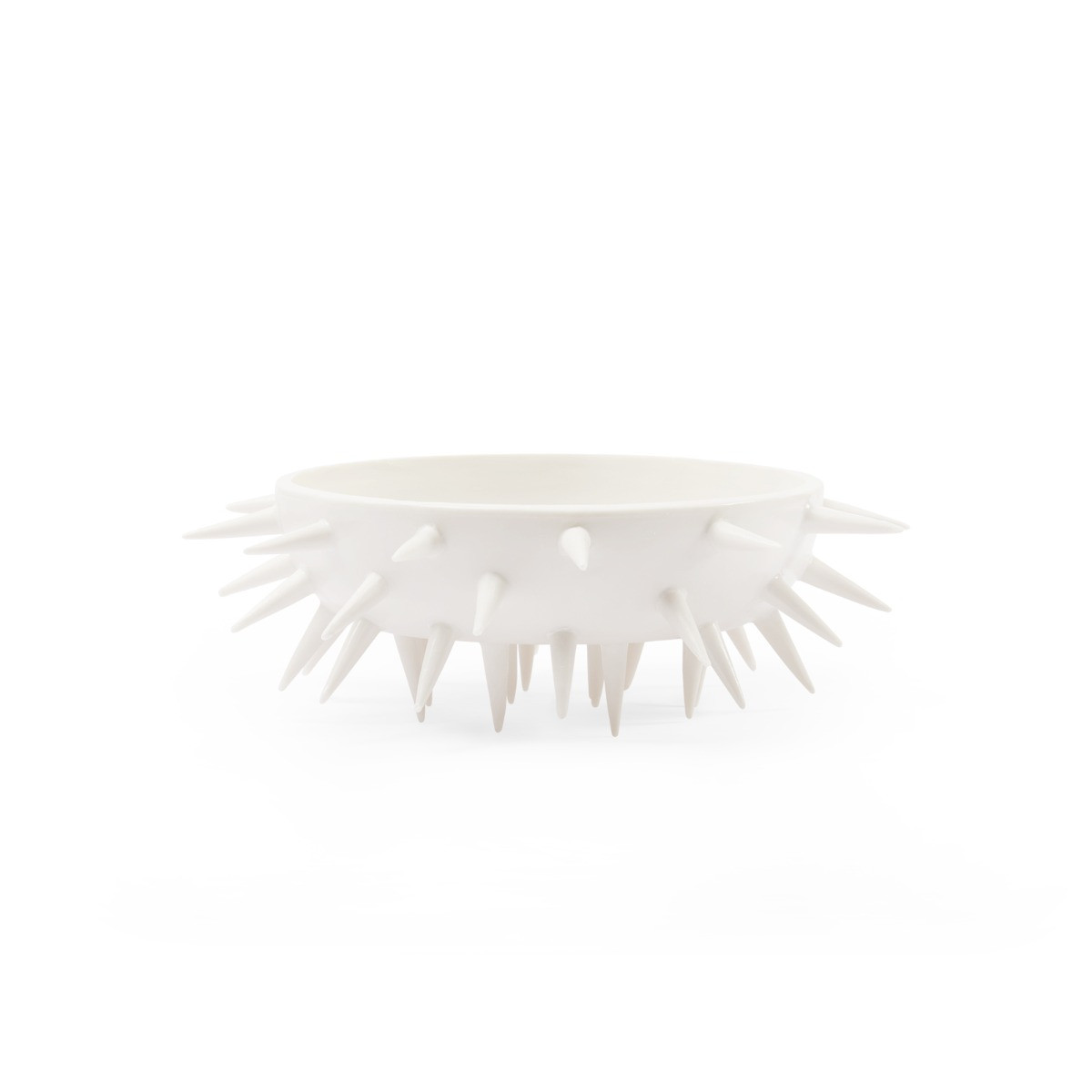 Spine Medium Bowl, Blanc de Chine
