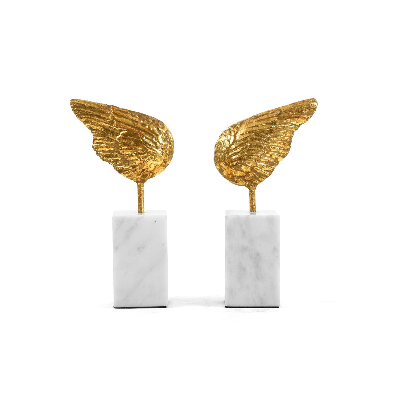 Wings Statue (Pair), Gold Leaf