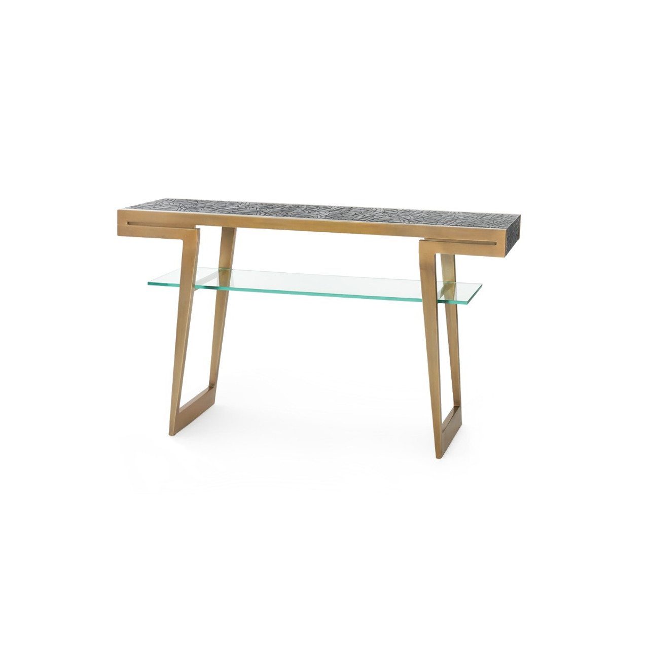 Zelda Console, Antique Brass