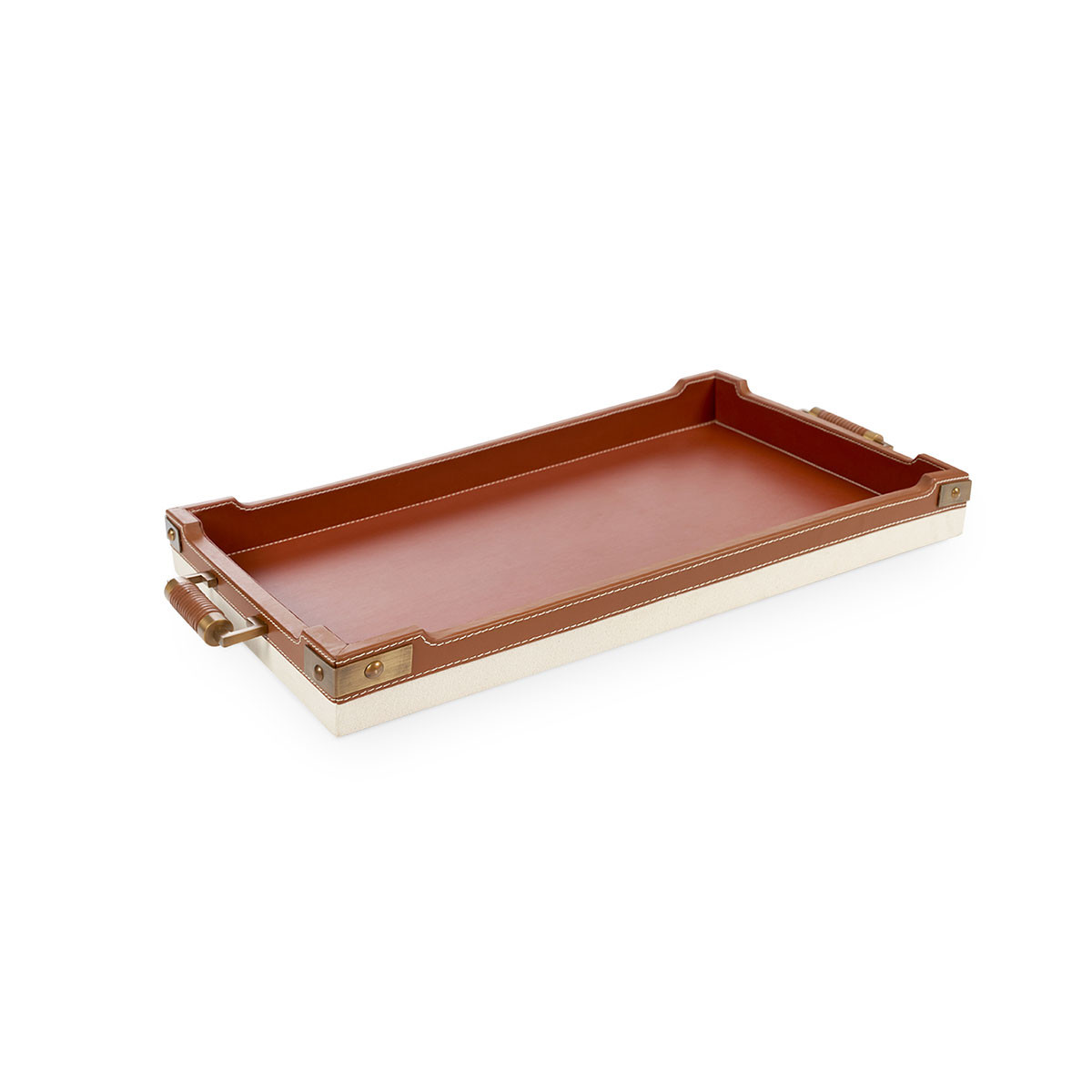 Toulon Rectangular Serving Tray, Tan