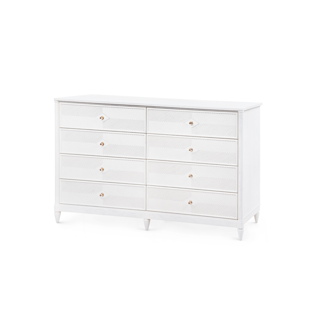 Felicity 8-Drawer, Glazed Whisper White