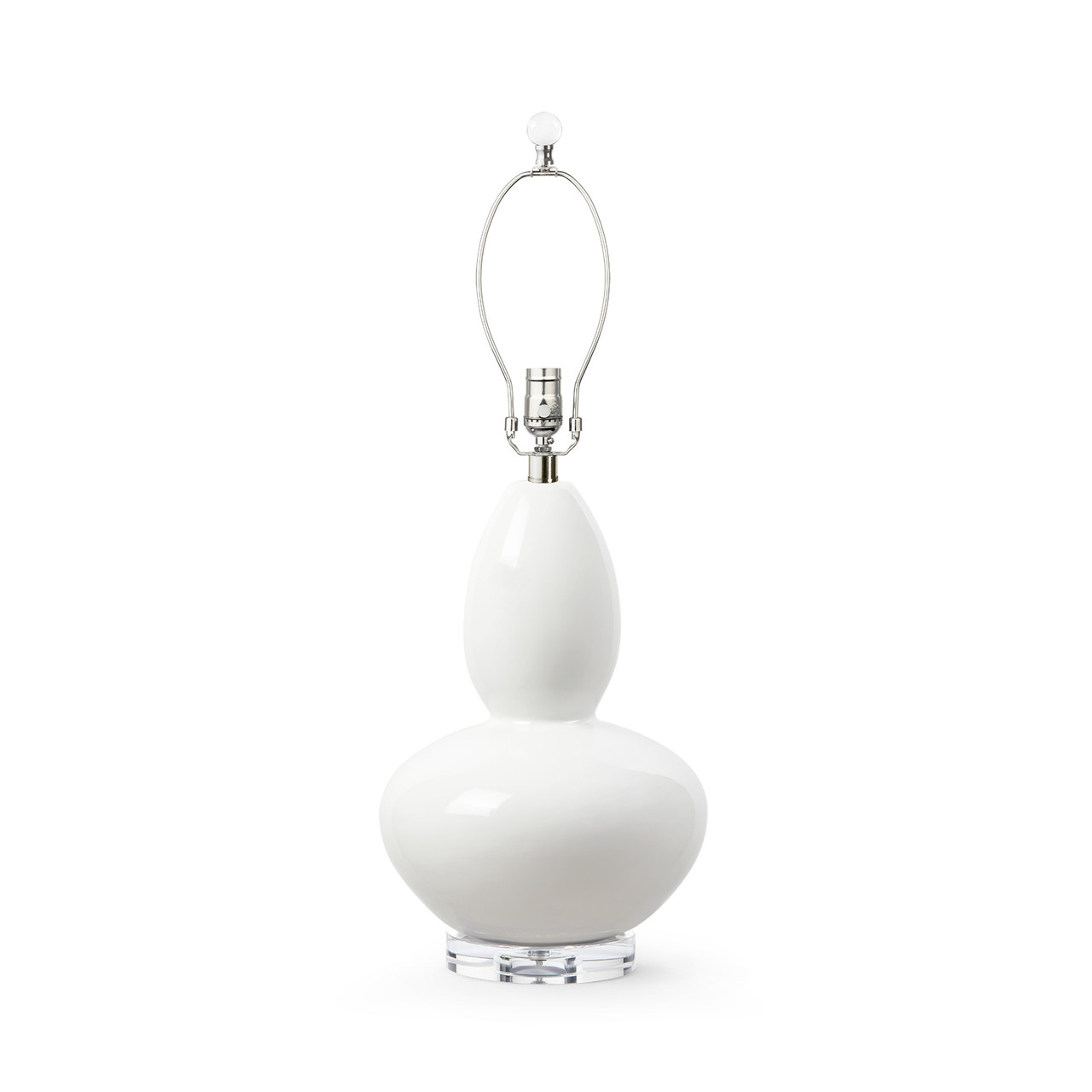 Lisbon Lamp Without Shade, Alpine Gleam