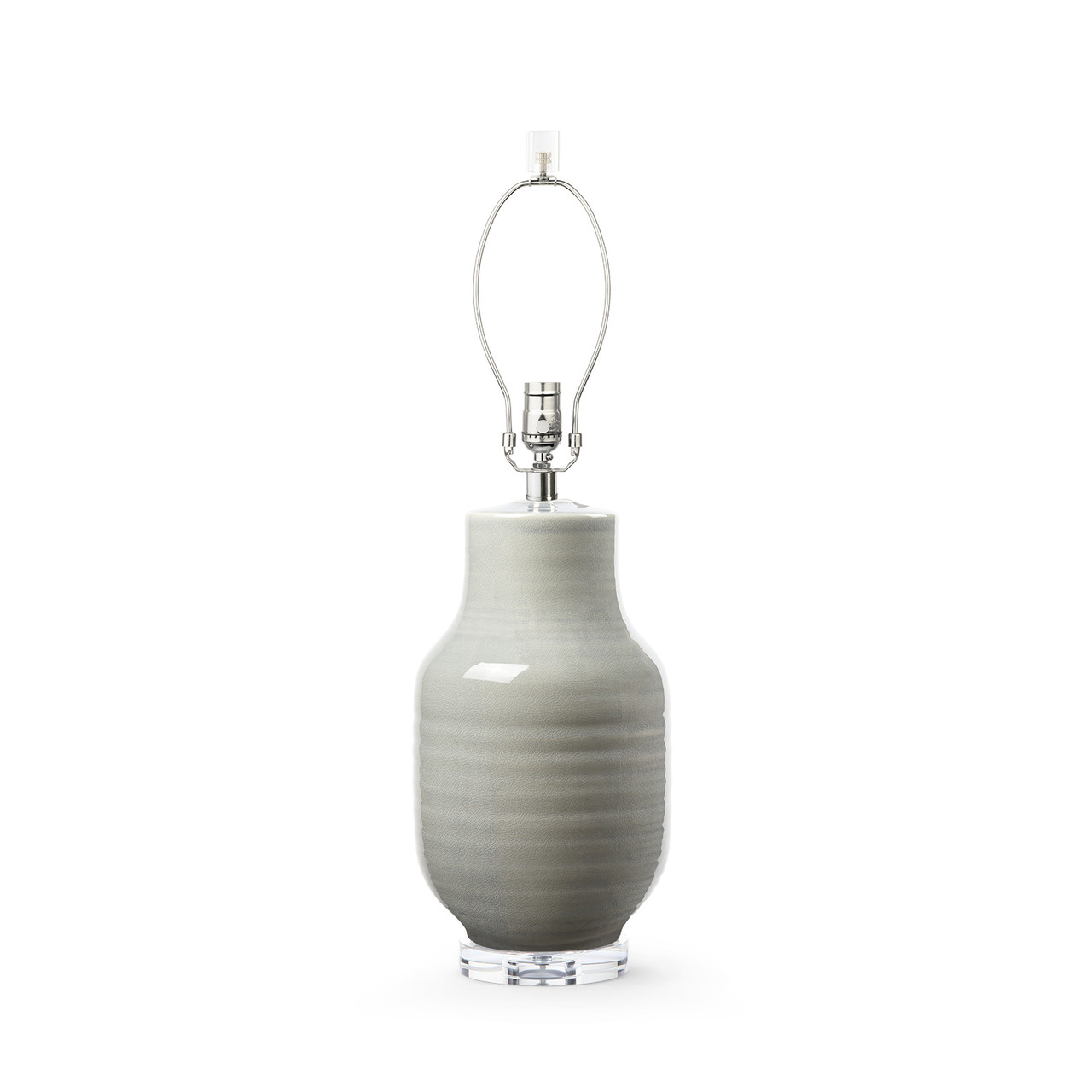 Positano Lamp Without Shade, Frosty Mist