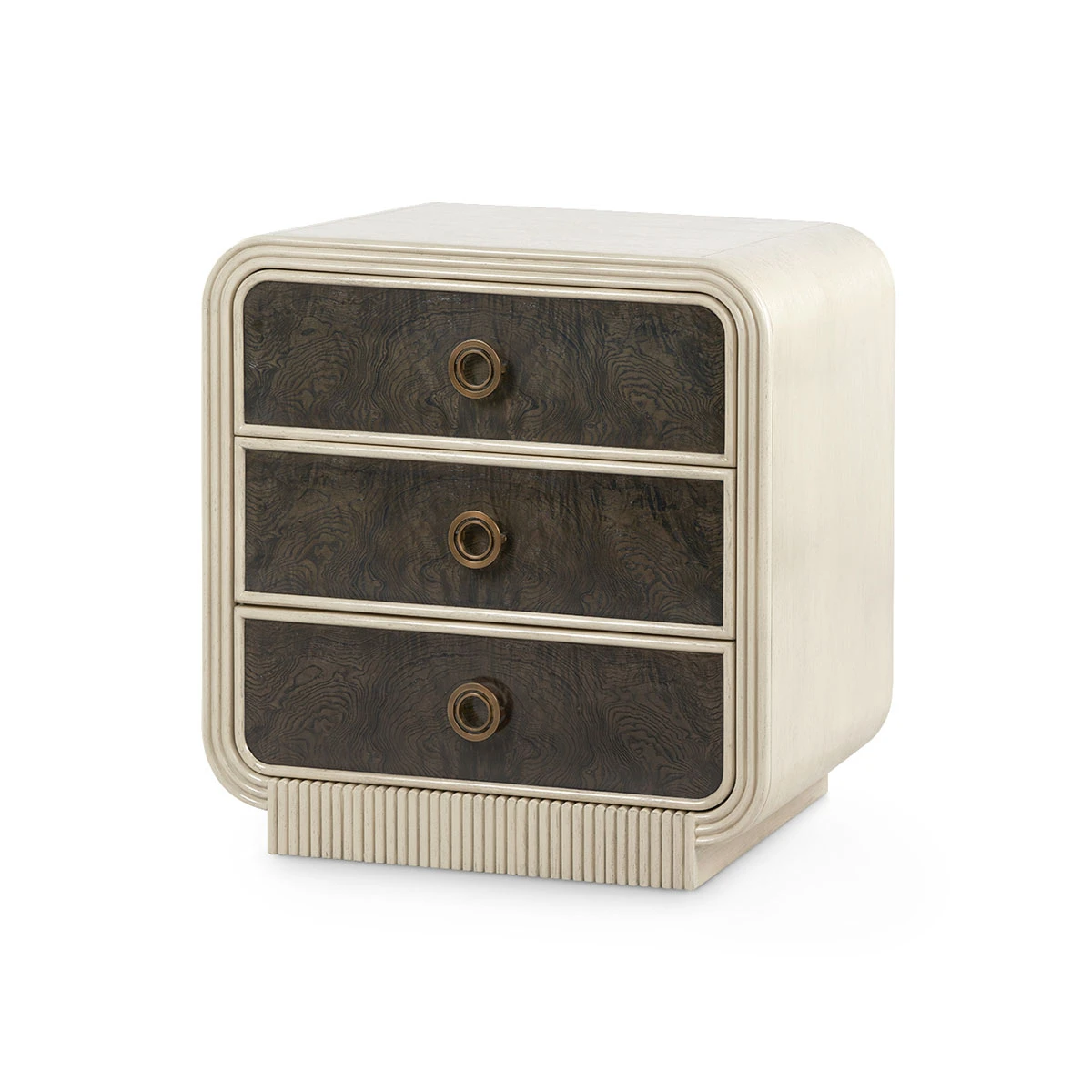 Wyatt 3-Drawer Side Table, Sailcloth Sheen