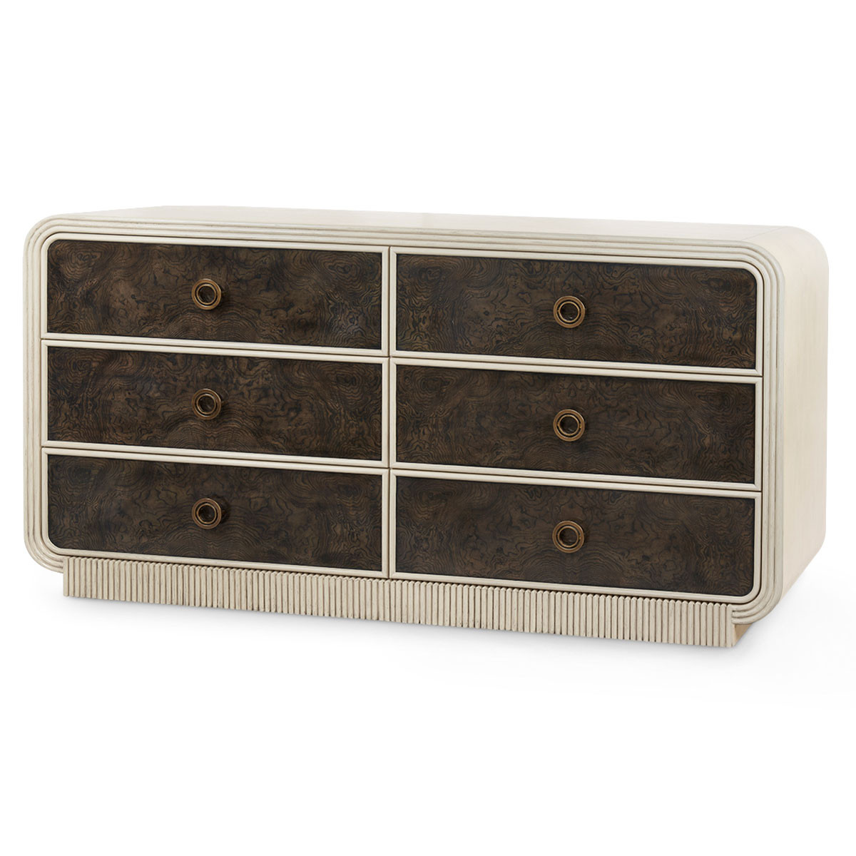 Wyatt 6-Drawer, Sailcloth Sheen