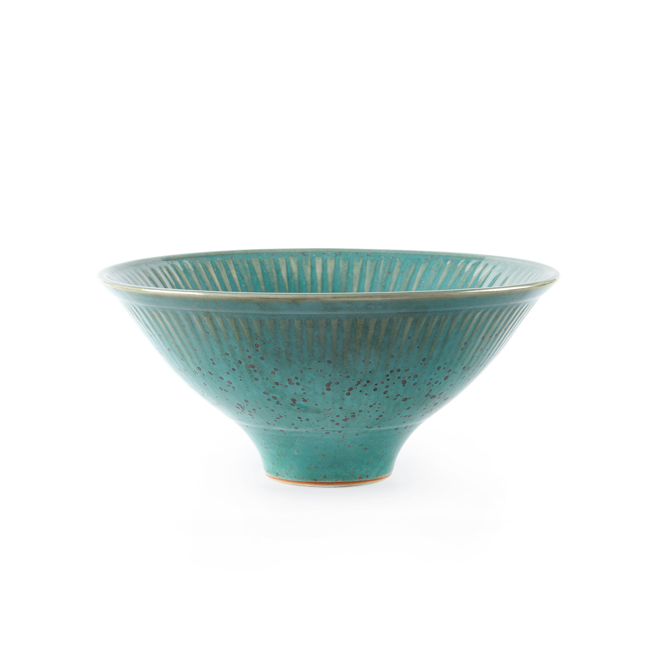 Nyle Large Bowl, Mottled Turquoise