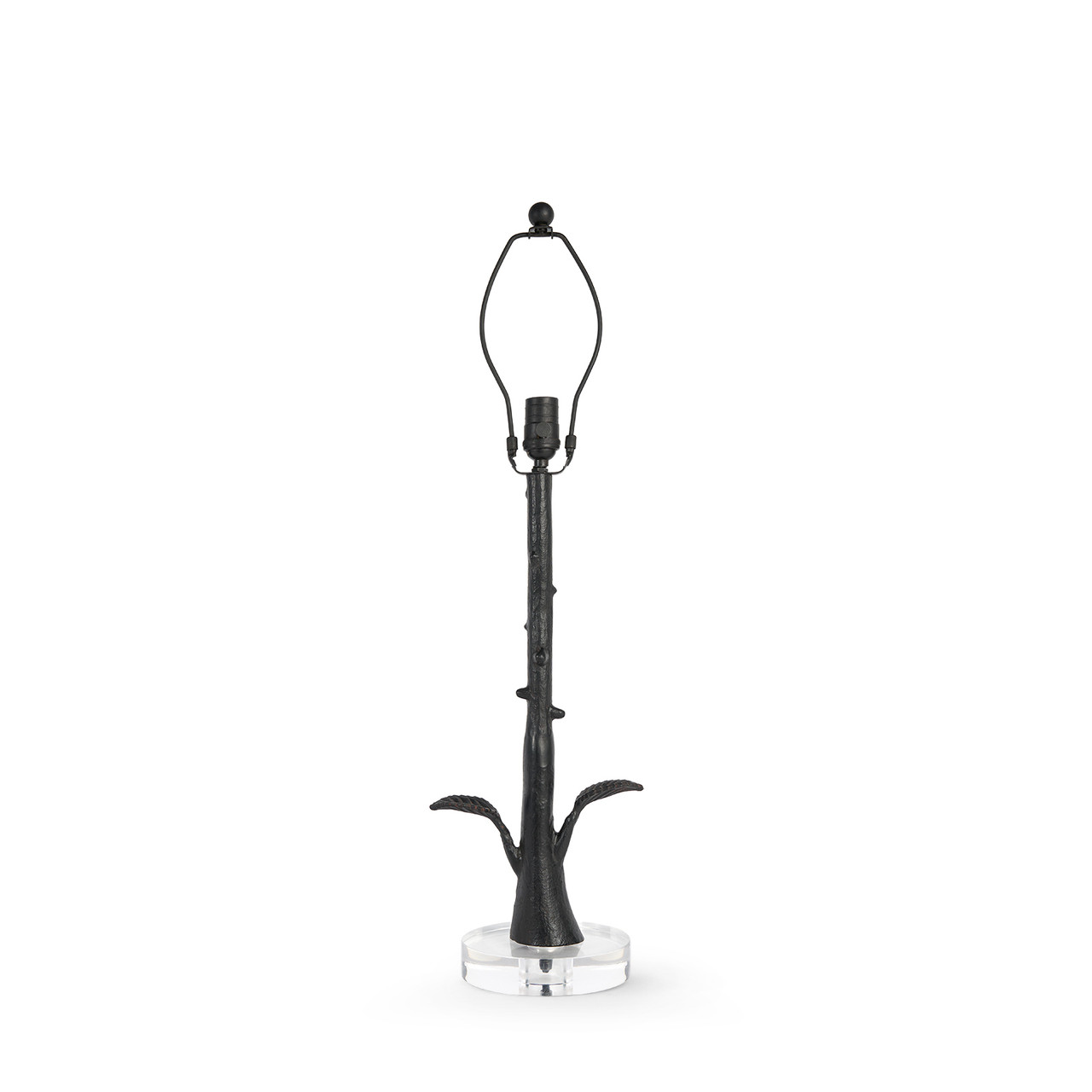 Rama Lamp Without Shade, Blackened Bronze