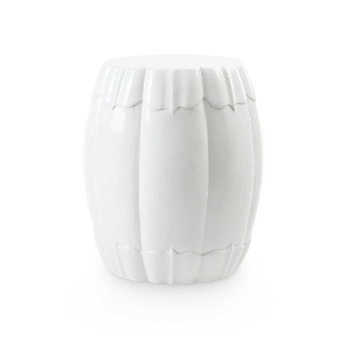 Sundar Stool/Side Table, Cool White