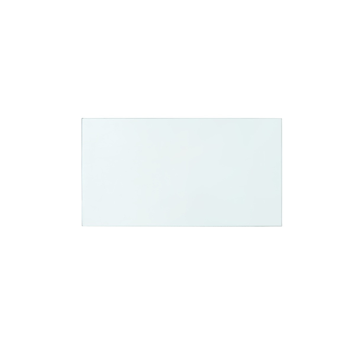 Bryant 3-Drawer Side Table Glass Top, Clear