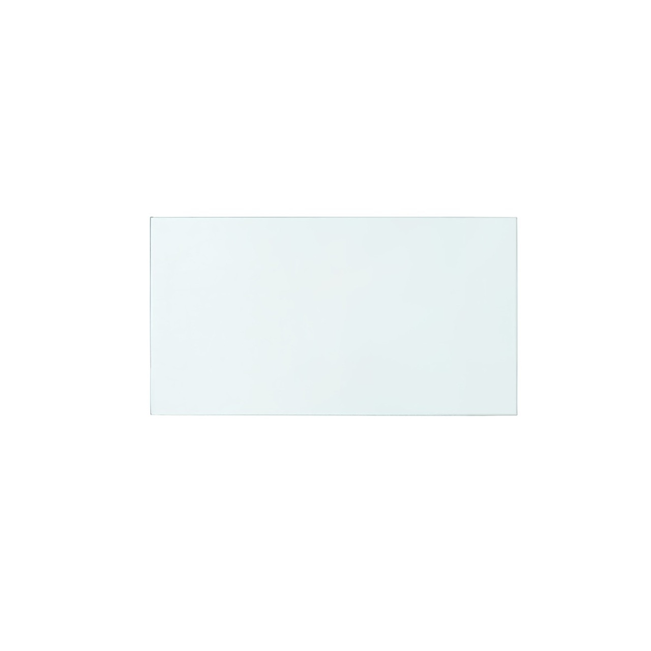 Bryant 3-Drawer Side Table Glass Top, Clear