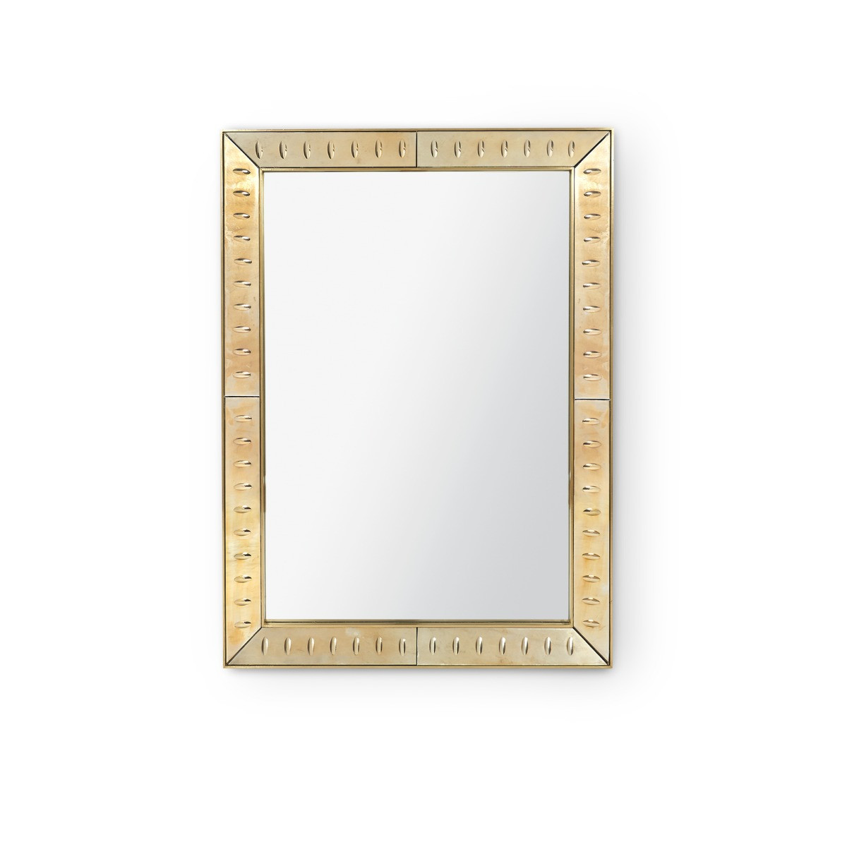 Reese Large Mirror, Antique Champagne Mirror