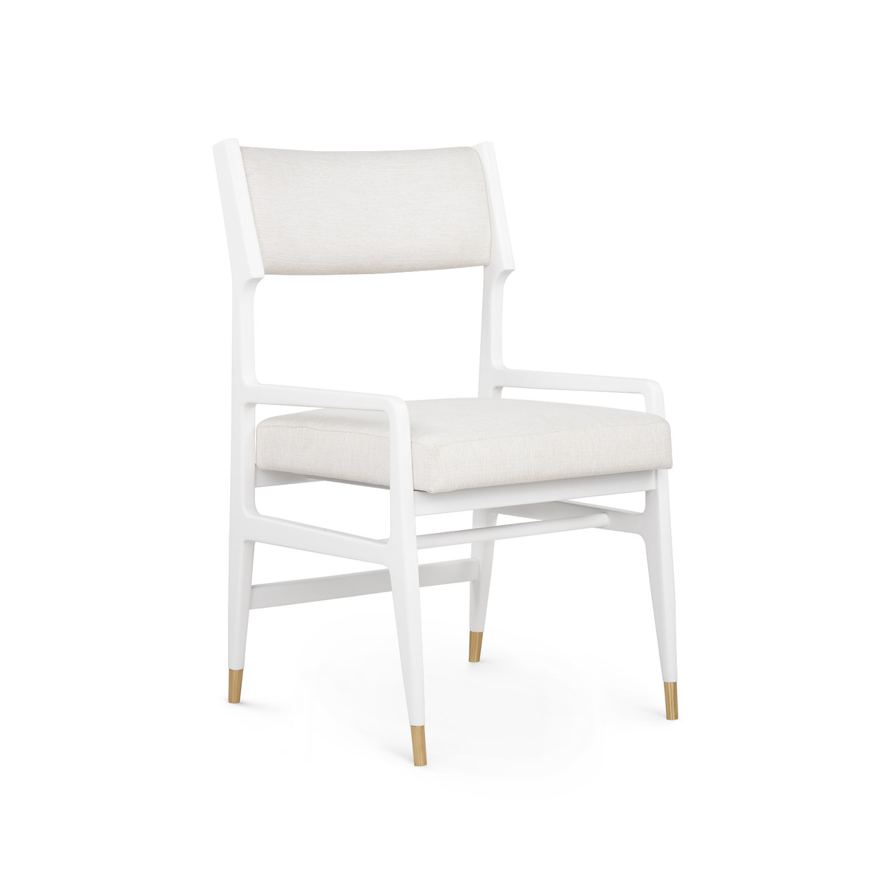 Renata Arm Chair, Eggshell White