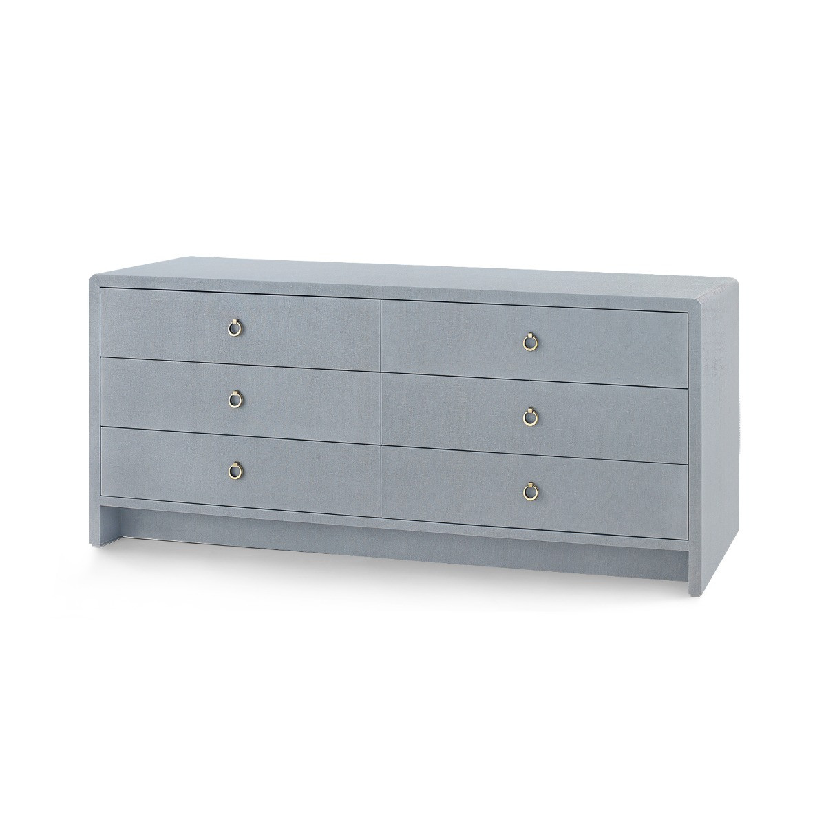Bryant Linen Extra Wide Large 6-Drawer, Winter Gray
